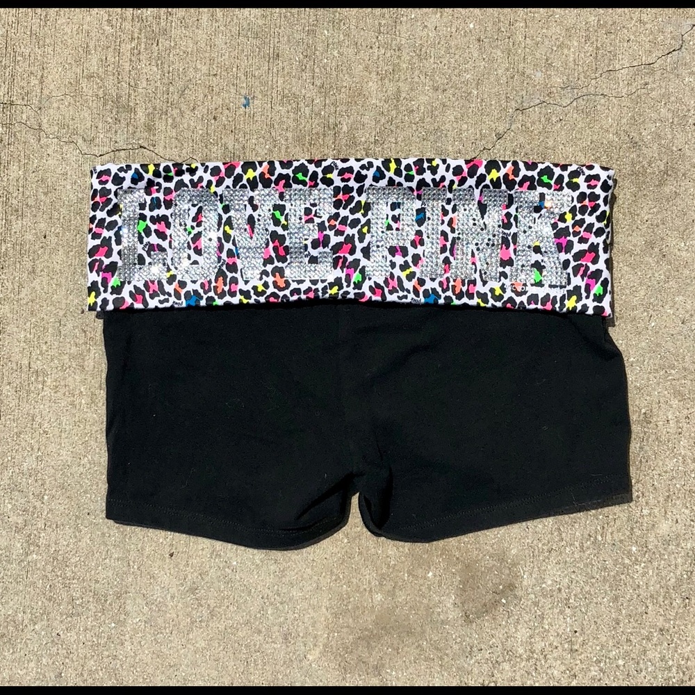 VS pink yoga shorts